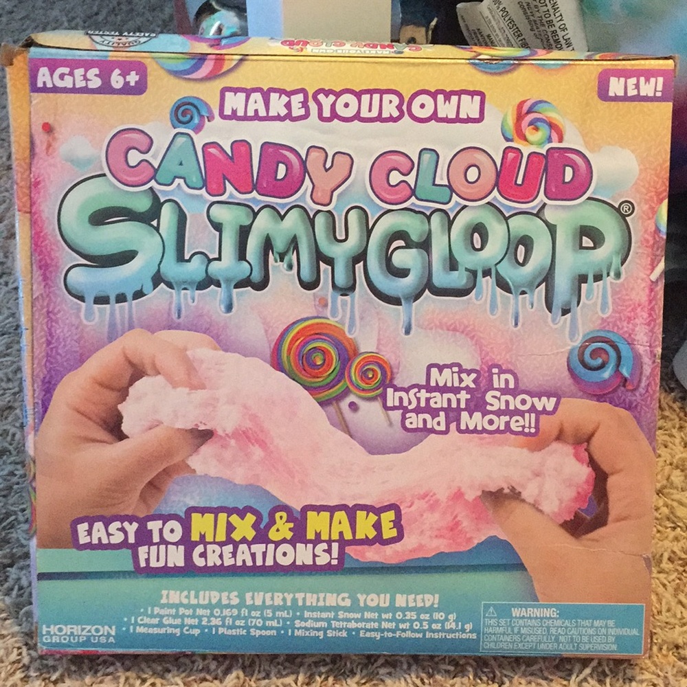 Cloud slime kit